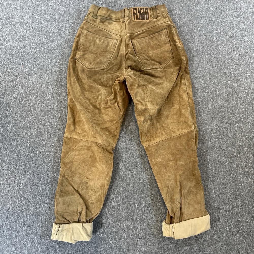 Vintage Fly By Pablo Genuine Leather Pants Womens 7/8 Brown Suede Canada